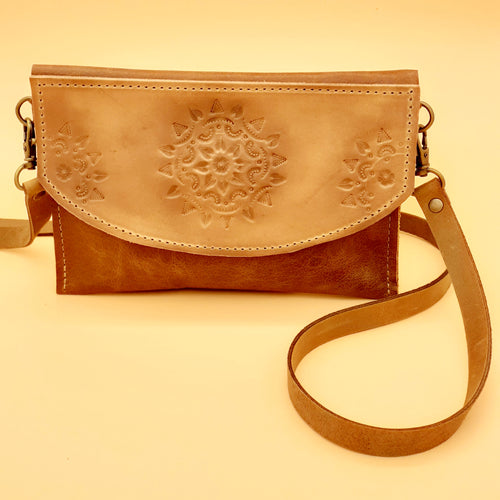 Mandala Leather Bag