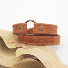 Load image into Gallery viewer, Leather Wrapped Wristbands