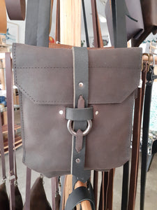 Charcoal Leather Bag