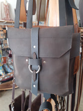 Load image into Gallery viewer, Charcoal Leather Bag