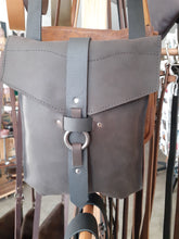 Load image into Gallery viewer, Charcoal Leather Bag