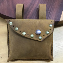 Load image into Gallery viewer, Leather Money Belt Pouch