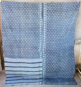 VINTAGE SARI KANTHA THROWS