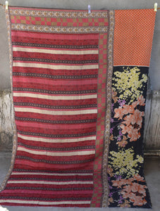 VINTAGE SARI KANTHA THROWS