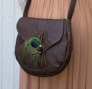 Peacock Feather Bag