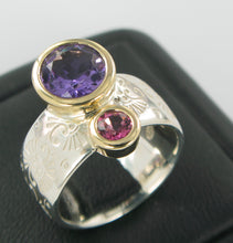 Load image into Gallery viewer, Gemstone Pattern Ring Ai162