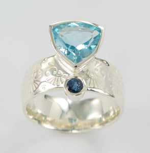 Gemstone Pattern Ring Ai162