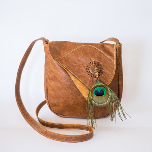 Peacock Feather Bag