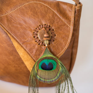 Peacock Feather Bag
