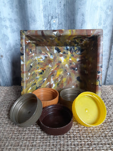 Square Recycled Tapas Bowl