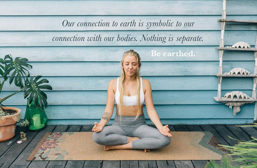 Earthed Cork Yoga Matt