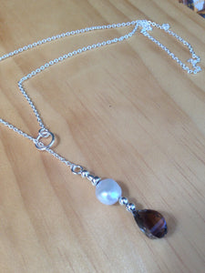 Lariet Pearl Necklace Ai274