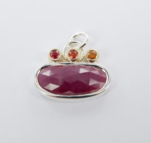 Ruby Sunset Pendant Ai313