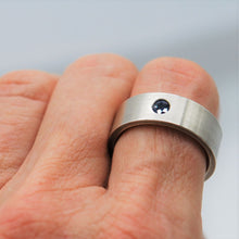Load image into Gallery viewer, Unisex Sapphire Ring Ai139