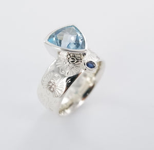 Gemstone Pattern Ring Ai162