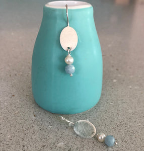 Pad & Pearl Earring Ai180