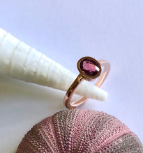 Load image into Gallery viewer, Pink Rose Tourmaline Ring Ai290T