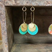Load image into Gallery viewer, Libby-Lou Brass Earrings