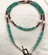 Load image into Gallery viewer, FW Pearl and Gemstone Bead Necklace Ai5