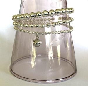 Silver Ball Bracelets  Ai221B