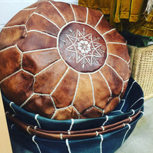 Load image into Gallery viewer, Kenyon Trading Moroccan Pouffe