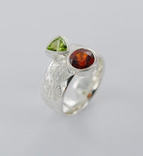 Load image into Gallery viewer, Gemstone Pattern Ring Ai162