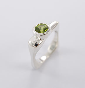 Flat Top Ring with Gems Ai104