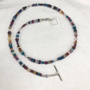 Fancy Gem Bead Necklaces Ai16