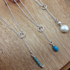 Lariet Pearl Necklace Ai274