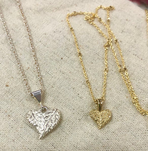 Love Leaf Heart Pendant Ai109