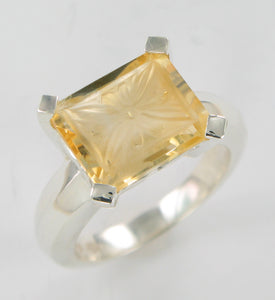 carved citrine