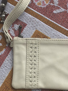 Cream Leather purse