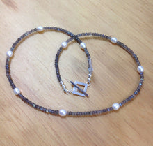 Load image into Gallery viewer, FW Pearl and Gemstone Bead Necklace Ai5