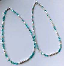 Load image into Gallery viewer, Pearl &amp; Gem Necklace Ai8