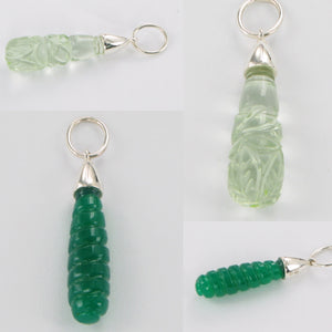 Briolette gemstone drops Ai25