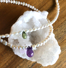 Load image into Gallery viewer, Mini Pearl &amp; Briolettes Necklace Ai87