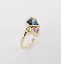 Load image into Gallery viewer, Pentagon Ring with Accents Ai262G