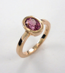 Pink Rose Tourmaline Ring Ai290T
