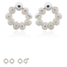 Load image into Gallery viewer, Andi&amp;Co Gemstone Hoops Ai184A
