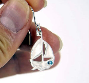 Sail boat earrings Ai3