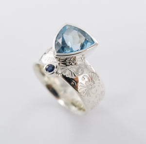 Gemstone Pattern Ring Ai162