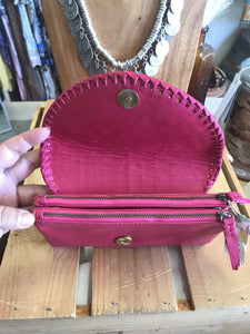 Fuchsia Mandala Clutch