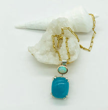 Load image into Gallery viewer, Opal and Amazonite Pendant Ai67