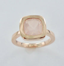 Load image into Gallery viewer, Rosequartz Cushion Ring Ai152