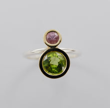 Load image into Gallery viewer, Duo stone  Ring Ai151