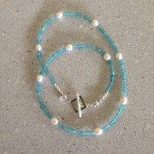 Load image into Gallery viewer, FW Pearl and Gemstone Bead Necklace Ai5