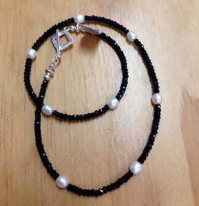 FW Pearl and Gemstone Bead Necklace Ai5