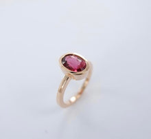 Load image into Gallery viewer, Pink Rose Tourmaline Ring Ai290T