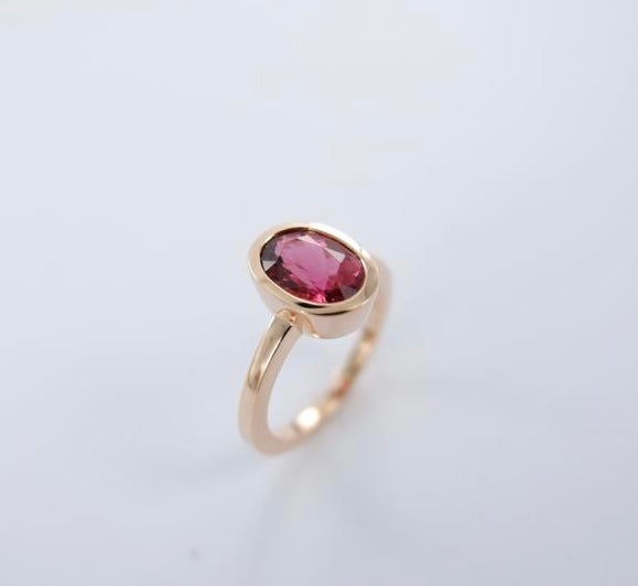 Pink Rose Tourmaline Ring Ai290T