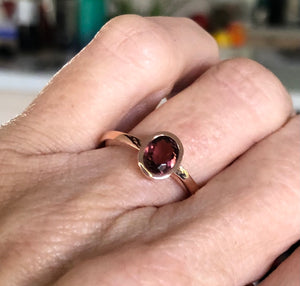 Pink Rose Tourmaline Ring Ai290T